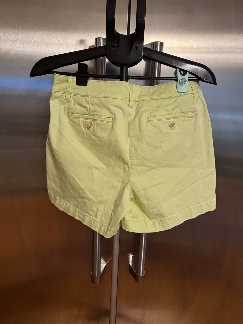 Tommy Bahama Light Lime Green High Waist Cotton Shorts - Picture 8 of 13